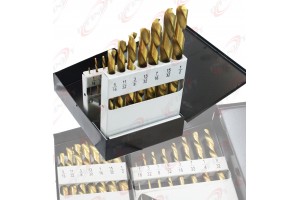  NEIKO 1/16"-1/2" Industrial 15pc Left Hand Drill Bit Set Tools 10037A